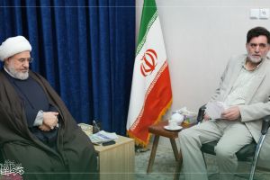 Meeting of the Honorable Director General of Culture and Islamic Guidance of Qom Province with Ayatollah Araki